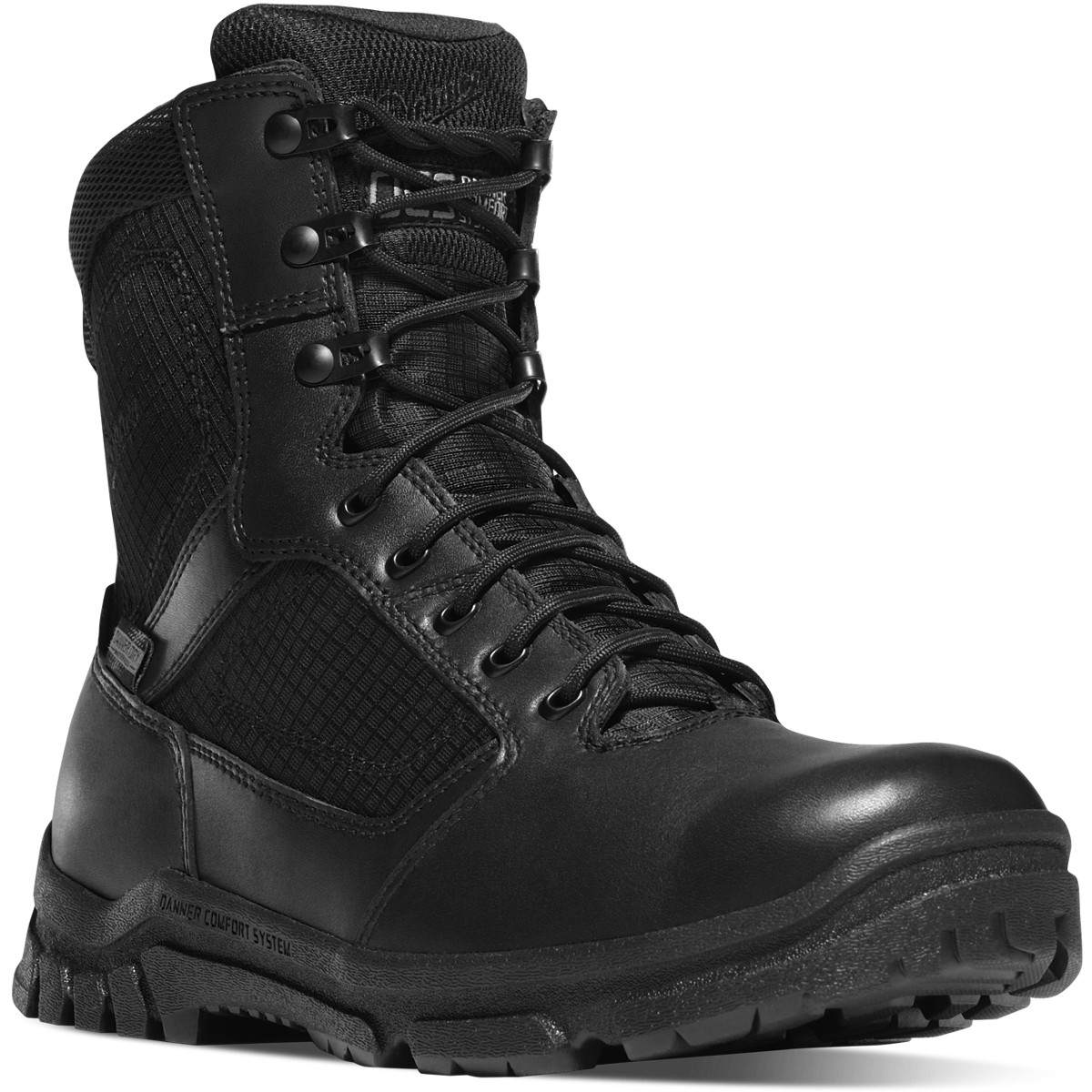 Danner Mens Lookout 8 side zip Boots Black - MDN896351